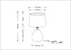 Миниатюра фото настольная лампа arte lamp wurren a5016lt-1wh | 220svet.ru