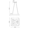 Миниатюра фото подвесной светодиодный светильник escada soft 10259/1led | 220svet.ru