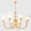 Миниатюра фото подвесная люстра crystal lux sp8 gold | 220svet.ru