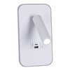 Миниатюра фото настенный светодиодный светильник reluce 86204-9.2-001kt led12w+usb wt | 220svet.ru