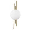 Миниатюра фото настенный светодиодный светильник indigo astro 14007/1w brass v000044l | 220svet.ru