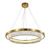 Миниатюра фото подвесной светодиодный светильник indigo riva 12045/1p brass v000102l | 220svet.ru