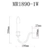 Миниатюра фото бра myfar mr1890-1w | 220svet.ru