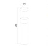 Миниатюра фото уличный светодиодный светильник elektrostandard nimbus 35126/f серый a055642 | 220svet.ru