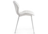 Миниатюра фото стул на металлокаркасе woodville вальд экокожа белый / белый глянец 464191 | 220svet.ru