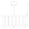 Миниатюра фото потолочная люстра bogates 358/5 smart | 220svet.ru