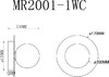 Миниатюра фото настенный светильник myfar july mr2001-1wc | 220svet.ru