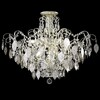 Миниатюра фото потолочная люстра crystal lux esmiralda pl9 silver | 220svet.ru