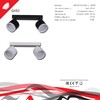 Миниатюра фото потолочный светильник reluce technical 53004-9.5-002il spot light gx53 wt | 220svet.ru