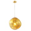 Миниатюра фото подвесной светильник crystal lux malaga sp1 d280 gold | 220svet.ru