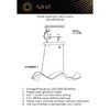 Миниатюра фото подвесной светодиодный светильник aployt viola apl.659.03.40 | 220svet.ru