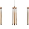 Миниатюра фото подвесной светодиодный светильник indigo rilucente 11061/3p gold v000150l | 220svet.ru