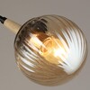Миниатюра фото потолочная люстра reluce 04886-0.3-03 bk+wood | 220svet.ru