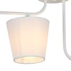 Миниатюра фото потолочная люстра illumico il8134-4cou-79 wh | 220svet.ru