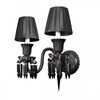 Миниатюра фото бра loft it zenith 10210/2w black | 220svet.ru