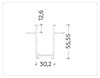 Миниатюра фото шинопровод встраиваемый в гкл однофазный ambrella light track system magnetic 220v gl1009 | 220svet.ru