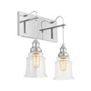Миниатюра фото бра lumina deco fredica moletti ldw 6844-2 chr+pr | 220svet.ru