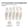 Миниатюра фото светодиодная влагозащищенная лента apeyron 4,8w/m 60led/m 5050smd теплый белый 5m 10-05 | 220svet.ru