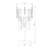 Миниатюра фото настольная лампа bogates 01108/1 strotskis | 220svet.ru