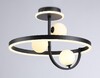 Миниатюра фото потолочная светодиодная люстра ambrella light comfort linetech fl66263 | 220svet.ru