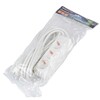 Миниатюра фото удлинитель uniel ultra 3гн х 5м с/з s-gcu3-5 white ul-00010002 | 220svet.ru