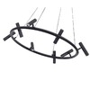 Миниатюра фото подвесная люстра kink light верония черный 07613-8a,19 | 220svet.ru