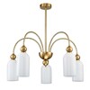 Миниатюра фото потолочная люстра escada 686/5pl copper | 220svet.ru