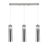 Миниатюра фото подвесной светодиодный светильник indigo rilucente 11061/3p chrome v000148l | 220svet.ru