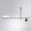 Миниатюра фото подвесная люстра arte lamp jacob a7029pl-3bk | 220svet.ru