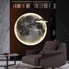 Миниатюра фото настенный светодиодный светильник imperium loft cosmos moon 208940-23 | 220svet.ru