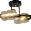 Миниатюра фото потолочная люстра illumico il8148-4cou-79 bk br | 220svet.ru