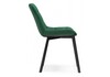 Миниатюра фото стул челси черный / зеленый | 220svet.ru