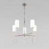 Миниатюра фото подвесная люстра loft it comfy 10307 nickel | 220svet.ru