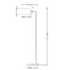 Миниатюра фото торшер milosh tendence 0911fl-1bkn | 220svet.ru