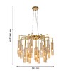 Миниатюра фото подвесная люстра favourite orgel 4500-21p | 220svet.ru