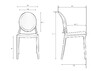 Миниатюра фото стул обеденный набор 4шт dobrin albert lmzl-pp712-n_p-black-11011 | 220svet.ru