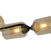 Миниатюра фото потолочная люстра illumico il8148-6cou-79 bk br | 220svet.ru