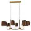 Миниатюра фото подвесная люстра loft it hilton 10527/8 brass | 220svet.ru