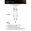 Миниатюра фото подвесная светодиодная люстра aployt charlayn apl.771.06.80 | 220svet.ru