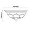 Миниатюра фото потолочный светильник chiaro маркиз 397010403 | 220svet.ru