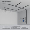 Миниатюра фото коннектор для 4-стороннего соединителя накладного шинопровода elektrostandard flat magnetic 85004/00 черный a063739 | 220svet.ru