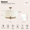 Миниатюра фото подвесная люстра maytoni anna h007pl-05g | 220svet.ru