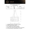 Миниатюра фото подвесной светодиодный светильник aployt milena apl.654.03.60 | 220svet.ru