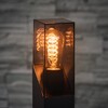 Миниатюра фото садовый настенный светильник kanlux laven el 28 se-gr 36547 | 220svet.ru