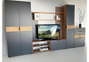 Миниатюра фото гостиная woodville бери дуб крафт золотой / графит 570022 | 220svet.ru