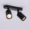 Миниатюра фото спот arte lamp aquarius a3226pl-2bk | 220svet.ru
