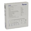 Миниатюра фото выключатель двухклавишный беспроводной feron smart графит tm92 51024 | 220svet.ru