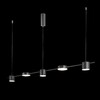 Миниатюра фото подвесной светодиодный светильник crystal lux tristan sp5 l1200 black | 220svet.ru