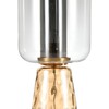 Миниатюра фото настольная лампа indigo strego v11045/1t amber v000474 | 220svet.ru