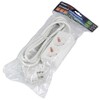 Миниатюра фото удлинитель uniel ultra 2гн х 3м с/з s-gcu2-3 white ul-00009998 | 220svet.ru